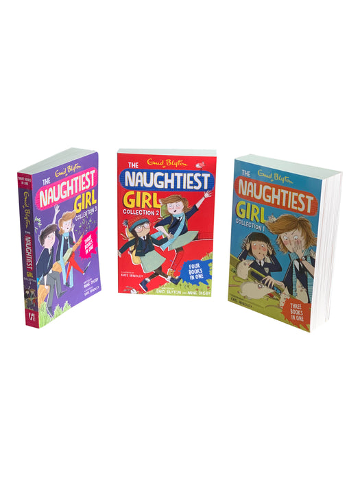 The Naughtiest Girl 3 Book 10 Story Collection By Enid Blyton