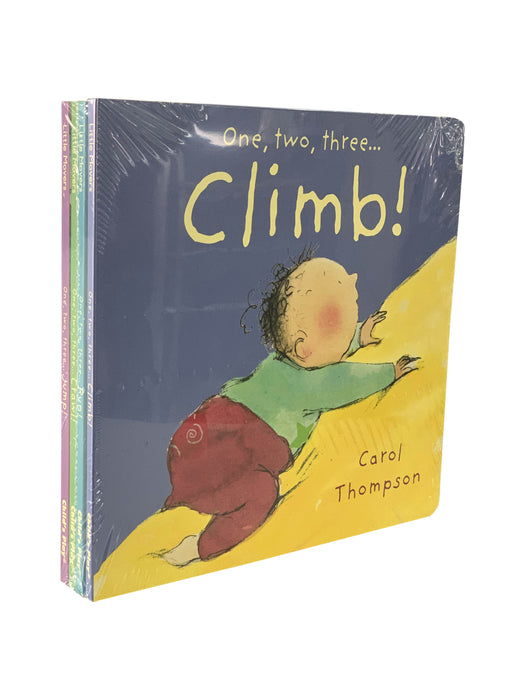 One,Two, Three Little Movers Series 4 Book Collection Set By Carol Thompson
