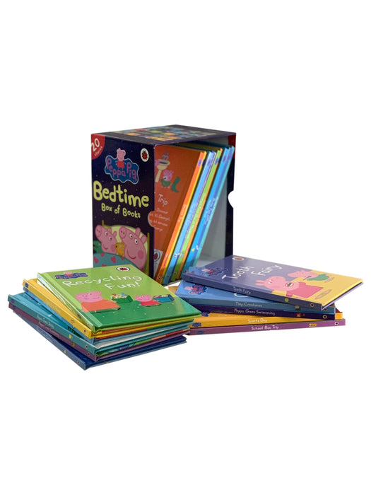 Peppa Pig Bedtime Stories: 20 Hardback Books Collection Set By Ladybird