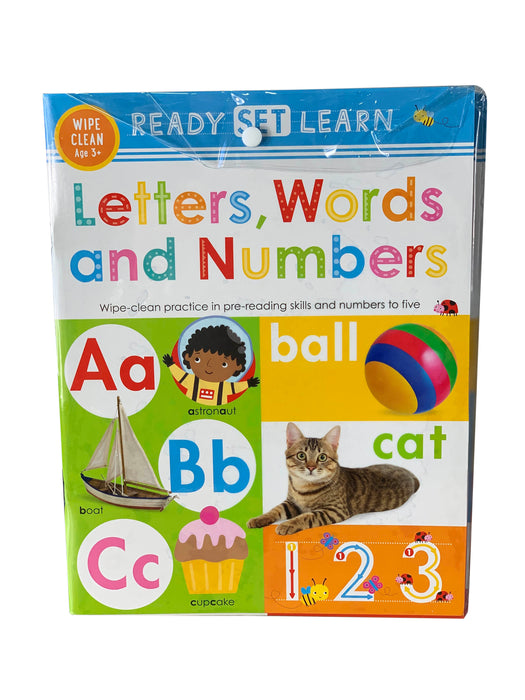 Pre-School / Reception Ready Set Learn - wipe clean 10 books set