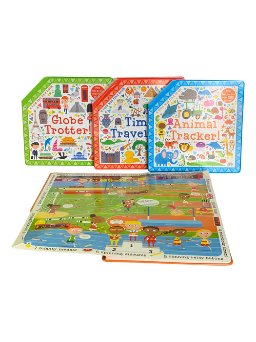 Fold and Find learning: 4 Board Books Collection By Fitzhammond