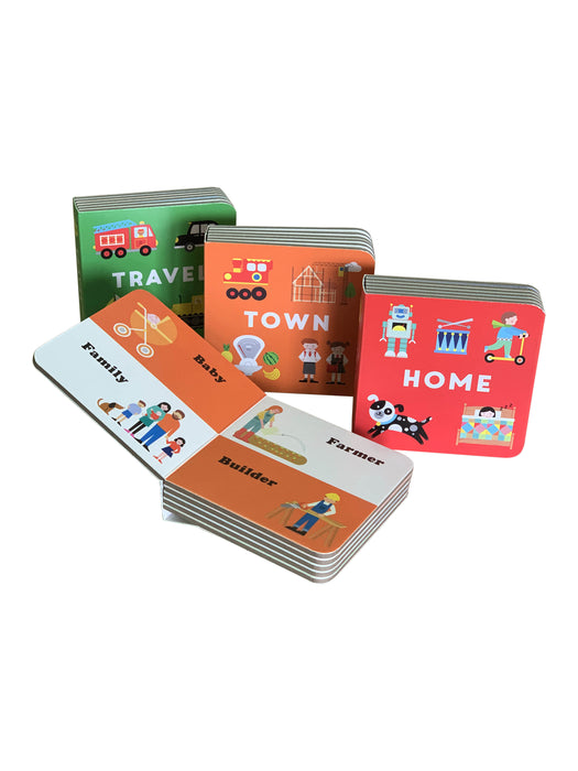 Little Boxes: Big World 4 Board Books Set By Fiona Powers