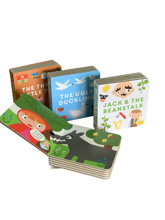 Little Boxes: Fairytales 4 Board Books Set By Fiona Powers
