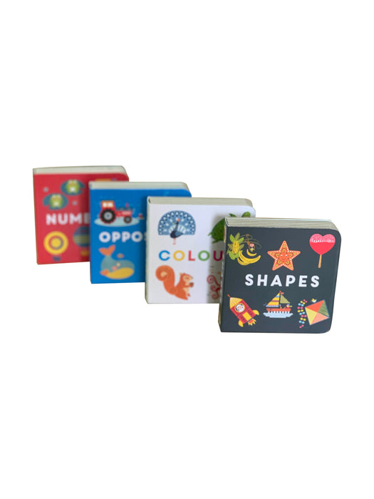 Little Boxes: Learning 4 Board Books Set By Fiona Powers
