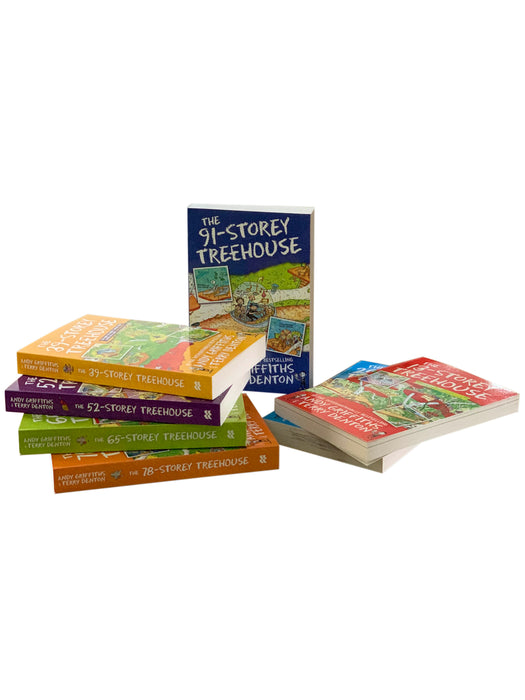 The 13 Storey Treehouse 7 Book Collection Set By Andy Griffiths & Terry Denton