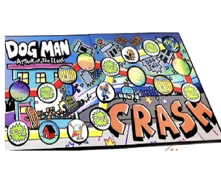 Dog Man Attack of the Fleas Board Game