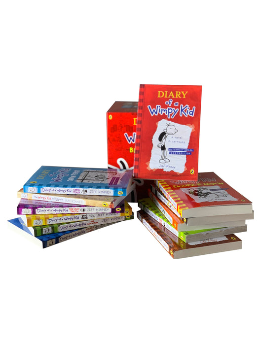 Diary of a Wimpy Kid 12 Book Set by Jeff Kinney