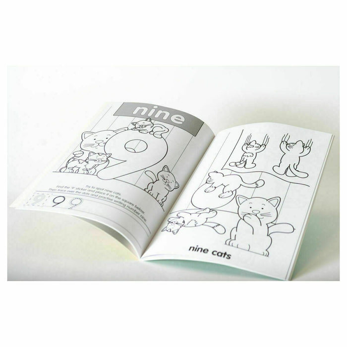 EYFS Sticker Activity 3 Book Set for Pre-School Early Learning Home Education - Books4us