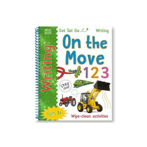 Get Set Go: Writing On The Move Wipe Clean Book Pre-School Early Learning Age 3+ - Books4us