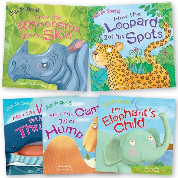 Miles Kelly Just So Stories 5 Book Collection Bag Set