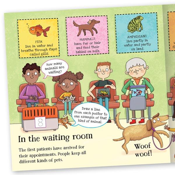 Miles Kelly Let's Go to the... 4 Book Collection - Fire Station, Castle, Vet & Farm