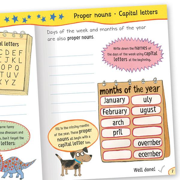 Get Set Go: Know Your Grammar Wipe Clean Book Pre-School Age 5-7 Years