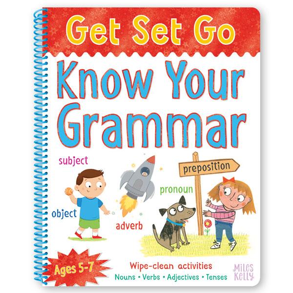 Get Set Go: Know Your Grammar Wipe Clean Book Pre-School Age 5-7 Years