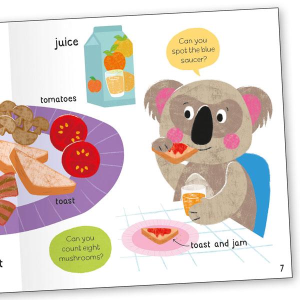 Early Learning EYFS Wonderful Words Hardback Books Set; On the go, Home, Farm and Food