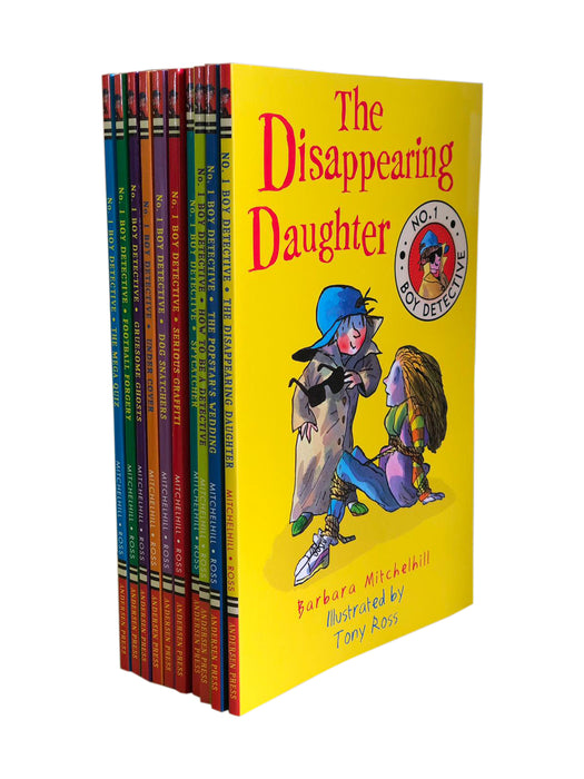 No.1 Boy Detective 10 Book Collection Set by Barbara Mictchelhill and Tony Ross