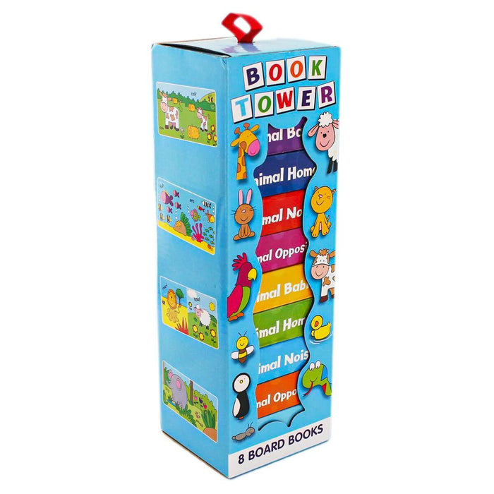 Animals 8 Board Book Tower BY Alligator