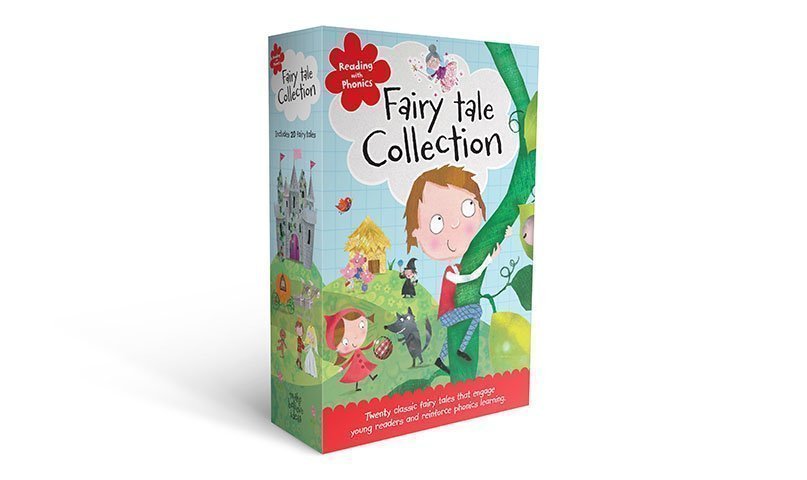 DAMAGED Reading with Phonics Fairy Tale Collection 20 Books Box Set By Clare Fennell DAMAGED