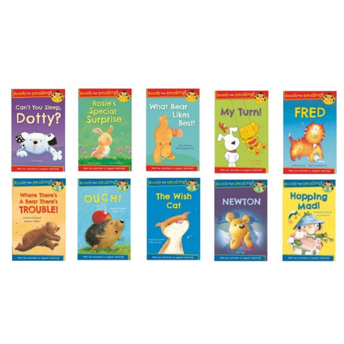 Early Learning Ready for Reading 10 Book Collection Set