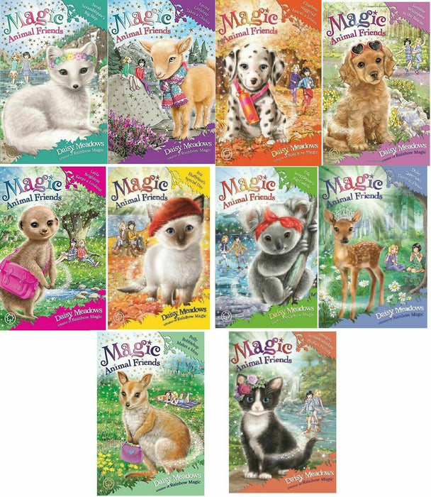 Magic Animal Friends Enchanted Collection 10 Books Set By Daisy Meadows