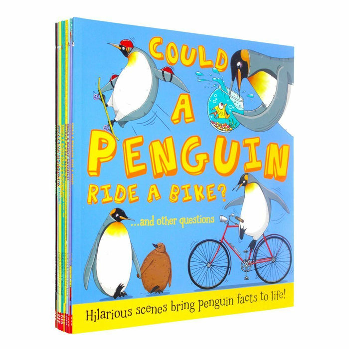 What If Series... Hilarious Scenes Brings Facts To Life 10 Book Collection Set