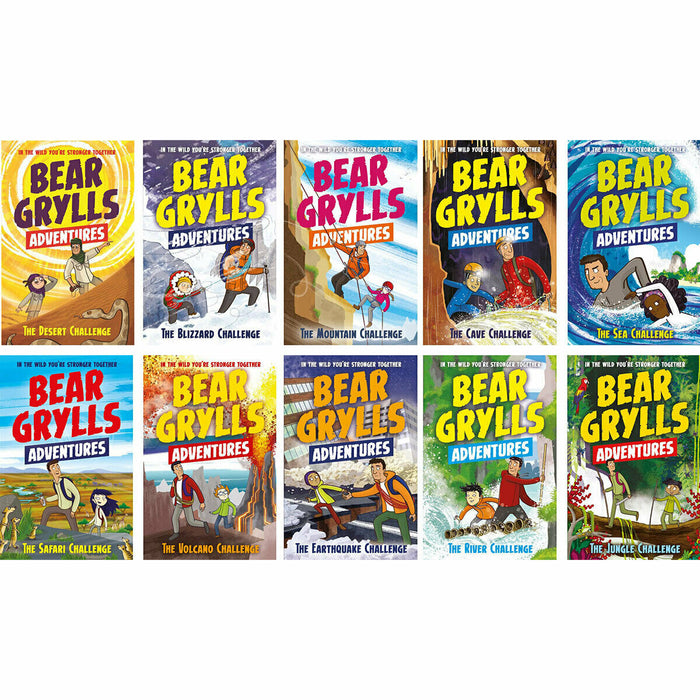 Bear Grylls Adventure 10 Book Collection Set