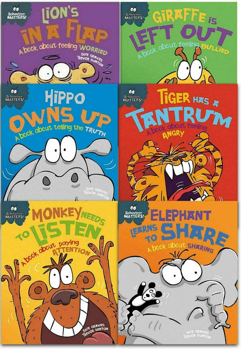 Sue Graves Early Learning Behaviour Matters Series 6 Book Collection