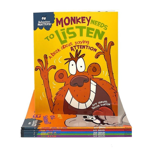 Sue Graves Early Learning Behaviour Matters Series 6 Books Collection Set - Books4us